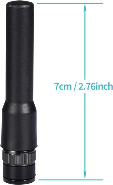 Bingfu Ham Radio BNC Male Soft Antenna Police Radio Scanner Antenna 2-Pack Compatible with Uniden SR30C Bearcat BC125AT BCD436HP BC75XLT BCD325P2 Police Radio Scanner Frequency Counter Two Way Radio