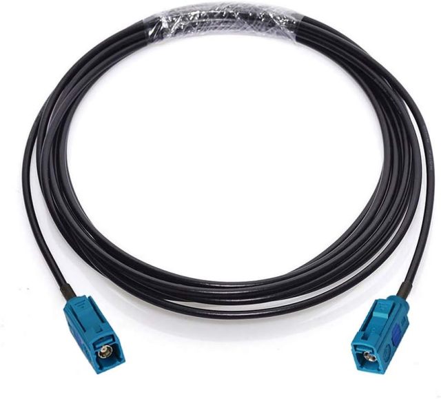 Bingfu Fakra Z Female to Female Vehicle Antenna Extension Cable 3m 10 feet for Car Stereo Android Head Unit GPS Navigation FM AM Radio Sirius XM Satellite Radio 4G LTE TEL Telematics Bluetooth Module