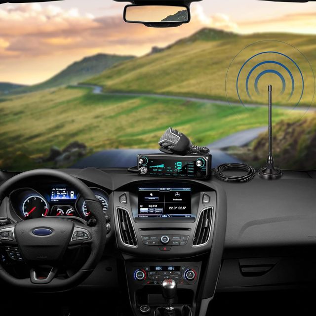 Bingfu 27MHz CB Radio Antenna Magnetic Base Soft Whip PL259 & BNC Male Compatible with Cobra Midland Uniden Maxon President Mobile CB Radio Antenna Kit for Car Truck