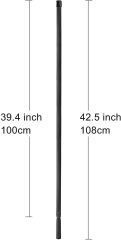 Bingfu Dual Band VHF UHF 136-520MHz 42.5 inch Foldable CS Tactical SMA Female Ham Radio Antenna with 3 feet Extension Relocation Cable for Baofeng BF-F8HP UV-5R UV-82 BF-888S GT-3 Ham Radio