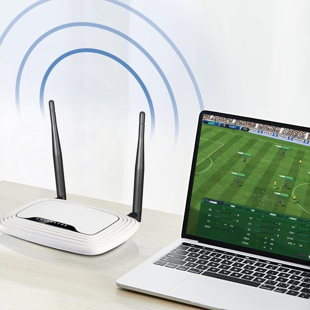 Bingfu Dual Band WiFi Antenna 2.4GHz 5GHz 5.8GHz 3dBi RP-SMA Male Antenna Replacement (2-Pack) for WiFi Router Wireless Network Card USB Adapter Security IP Camera Video Surveillance Monitor