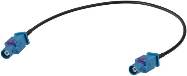 Bingfu Fakra Z Male to Male Vehicle Car Antenna Adapter Cable 30cm 12 inch for Car Stereo Android Head Unit GPS Navigation FM AM Radio Sirius XM Satellite Radio 4G LTE TEL Telematics Bluetooth Module