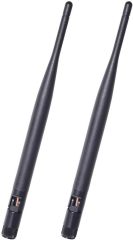 Bingfu Dual Band WiFi 2.4GHz 5GHz 5.8GHz 6dBi MIMO RP-SMA Male Antenna (2-Pack) for WiFi Router Wireless Network Card USB Adapter Security IP Camera Video Surveillance Monitor