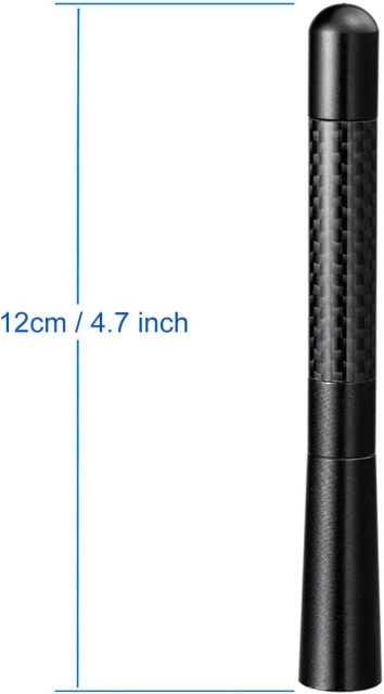 Bingfu Vehicle Antenna Mast Carbon Fiber Car Antenna Truck Antenna Replacement Compatible with Toyota Tundra Tacoma 4 Runner FJ Cruiser Sienna Highlander Nissan Titan Frontier Rogue Juke Xterra