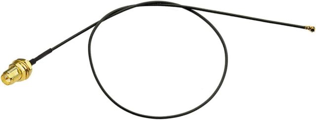 Bingfu U.FL IPX IPEX MHF4 to RP-SMA Female Bulkhead Mount WiFi Antenna Cable 30cm 12 inch 2-Pack for Intel AX200NGW 8265AC 8265NGW 7265AC 9560AC M.2 NGFF Interface Wireless Network Card WiFi Adapter