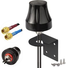 Bingfu 4G LTE Cellular GPS Fixed Bracket Wall Mount Antenna Compatible with 4G LTE Industrial Router Cellular IoT Gateway Modem Trail Camera Security Vehicle Truck Van RV Bus Real Time Monitor Tracker