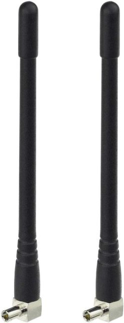 Bingfu 4G LTE Antenna 3dBi Mini External TS9 Antenna (2-Pack) Compatible with Verizon AT&T T-Mobile Sprint 4G LTE Mobile Hotspot MiFi Router Cellular Mobile Broadband Modem USB Modem Dongle Adapter