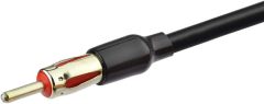 Bingfu Car Antenna Splitter Car FM AM Radio Antenna Adapter Splitter Cable,DIN 1 Male to 2 Female Connector Cable for Vehicle Truck SUV Car Audio Radio Stereo Head Unit Receiver Antenna