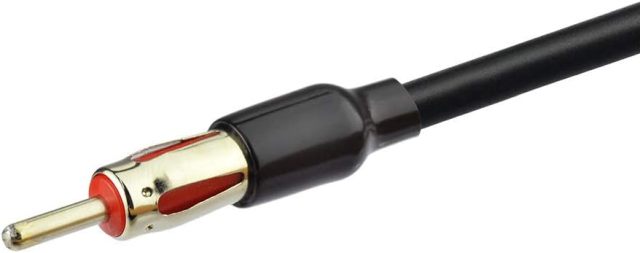 Bingfu Car Antenna Splitter Car FM AM Radio Antenna Adapter Splitter Cable,DIN 1 Male to 2 Female Connector Cable for Vehicle Truck SUV Car Audio Radio Stereo Head Unit Receiver Antenna