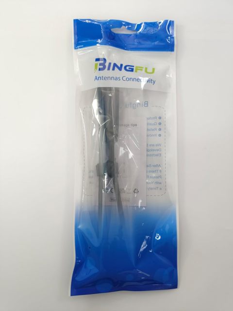 Bingfu Dual Band VHF UHF 136-520MHz 18.5 inch Foldable CS Tactical SMA Female Ham Radio Antenna for  Wouxun Baofeng BF-F8HP UV-5R UV-82 BF-888S GT-3 Handheld Ham Two Way Radio Walkie Talkie