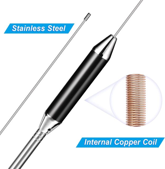 Bingfu CB Radio Antennas 27MHz - PL259 & BNC Male CB Truck Antenna Kit Magnetic Base - Compatible with Galaxy Uniden Bearcat Cobra Radioddity Texas Ranger RoadKing Mobile CB Radio