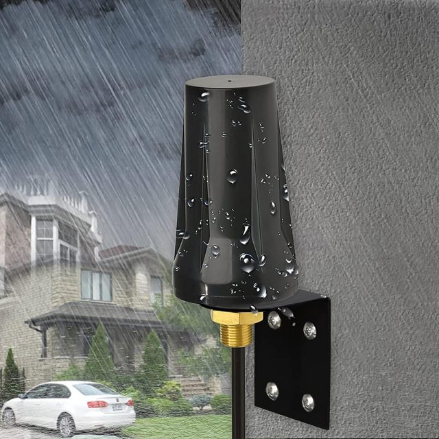 Bingfu Cellular 4g LTE Trail Camera Antenna Wall Mount - with Splitter Cable SMA Female to Dual SMA Male Cable - Compatible with Verizon AT&T T-Mobile Sprint Router Gateway Modem Spypoint Trail Camera