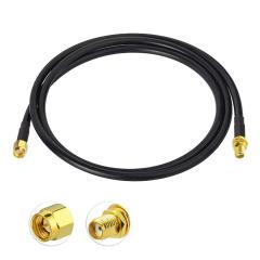 Bingfu Ham Radio Antenna Extension Relocation Cable SMA Male to Female RG58 Coaxial Jumper Cable 1m 3 feet for Ham Radio  BaoFeng Wouxun Icom Yaesu Vertex Standard Horizon Marine VHF Radio
