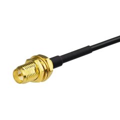 Bingfu RP-SMA Male to RP-SMA Female Bulkhead Mount RG174 WiFi Antenna Extension Coaxial Cable 1m / 3 feet (2-Pack) for WiFi Router Security Camera Wireless Mini PCI Express PCIE Network Card Adapter