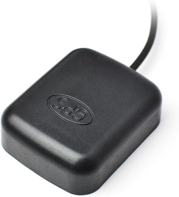 Bingfu Car Dash Cam GPS Antenna Vehicle Dash Camera GPS Antenna Waterproof Hidden Adhesive Mount 3.5mm Plug GPS Antenna for Car Dash Cam Dashboard Camera Safety Vedio DVR Recorder GPS Tracker Receiver