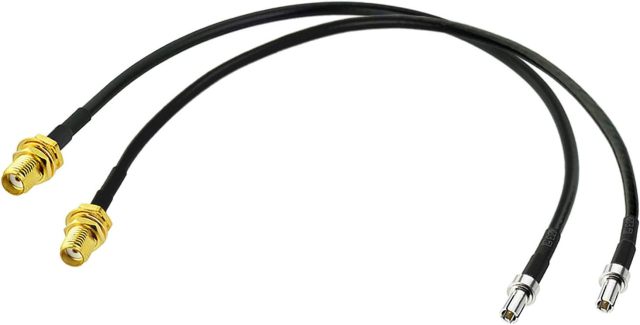 Bingfu 4G LTE Antenna Adapter SMA Female to TS9 Connector Coaxial Pigtail Cable 20cm 8 inch (2-Pack) Compatible with 4G LTE Mobile Hotspot MiFi Router Cellular Broadband Modem USB Modem Dongle Adapter