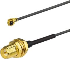 Bingfu Dual Band WiFi 2.4GHz 5GHz 5.8GHz 6dBi RP-SMA Male Antenna 15cm 6 inch U.FL IPX IPEX to RP-SMA Female Pigtail Cable 2-Pack for WiFi Router Wireless Mini PCI Express PCIE Network Card Adapter