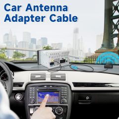 Bingfu Fakra Z Male to SMA Male Vehicle Antenna Adapter Cable 30cm 12 inch for Car Stereo Android Head Unit GPS Navigation FM AM Radio Sirius XM Satellite Radio 4G LTE TEL Telematics Bluetooth Module