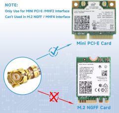 Bingfu Dual Band WiFi 2.4GHz 5GHz 5.8GHz 8dBi RP-SMA Male Antenna 30cm 12 inch RG178 U.FL IPX IPEX to RP-SMA Female Cable 2-Pack for WiFi Router Wireless Mini PCI Express PCIE Network Card Adapter