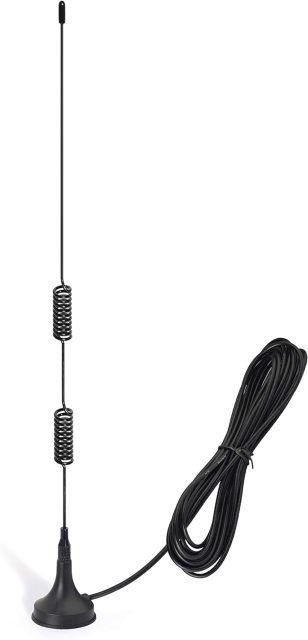 Bingfu 20-1300MHz Police Scanner Antenna Radio Scanner Magnetic Base Antenna HF VHF UHF Ham Radio BNC Male Antenna (2-Pack) Compatible with Uniden Bearcat Whistler Radio Shack Police Radio Scanner