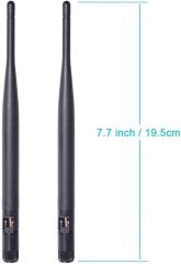 Bingfu 4G LTE Antenna Cellular 6dBi SMA Male Antenna (4-Pack) Compatible with 4G LTE Wireless CPE Router Hotspot Cellular Gateway Industrial IoT Router Trail Camera Game Camera Outdoor Security Camera