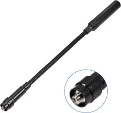 Bingfu High Gain Ham Radio Antenna VHF UHF 136-174mhz 400-520mhz Amateur Walkie Talkie CS Tactical Gooseneck Antennas Compatible with Wouxun Baofeng BF-F8HP UV-5R UV-82 BF-888S