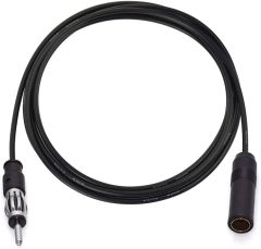 Bingfu Car Radio Antenna Extension Cable 4 feet / 48 inch FM AM Radio Car Antenna Extension Cable Cord DIN Plug Connector Coaxial Cable for Vehicle Truck Car Stereo Head Unit CD Media Receiver Player