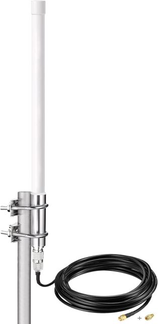 Bingfu Lora Antenna 915mhz outperforms 5.8 dbi 8dbi Helium Antennas in Some Use Cases - 4dbi with 10ft Cable for MNTD RAK V2 Nebra Bobcat 300 Sensecap M1 HNT Helium Hotspot Miner SyncroBit Gateway