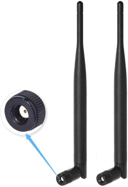 Bingfu Dual Band WiFi 2.4GHz 5GHz 5.8GHz 6dBi RP-SMA Male Antenna 15cm 6 inch U.FL IPX IPEX to RP-SMA Female Pigtail Cable 2-Pack for WiFi Router Wireless Mini PCI Express PCIE Network Card Adapter