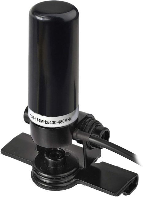 Bingfu Vehicle Ham Radio Mobile Radio Antenna VHF UHF 136-174MHz 400-470MHz Car Truck Amateur Radio NMO Mount Low Profile Antenna with Lip Mount Fixed Bracket PL259 Male 5m 16.5 feet RG58 Cable