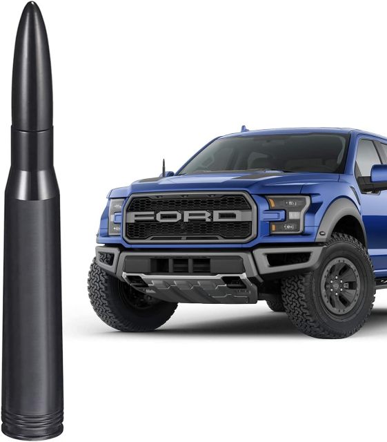 Bingfu Car Truck Bullet Antenna Mast Vehicle Antenna Replacement for Ford F Series F150 Raptor F250 F350 F450 Super Duty Ranger Explorer Dodge RAM 1500 2500 3500 Heavy Duty Classic Pickup Trucks
