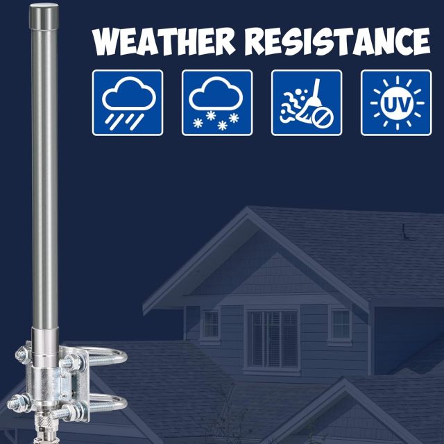 Bingfu 915MHz Helium HNT Lora Antenna 3dBi - 10ft ALSR240 Low Loss Cable - Compatible with Nebra Bobcat 300 Cal-Chip RAK V2 Syncrobit SenseCAP M1 Helium HNT Miner Hotspot Gateway