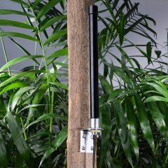Bingfu 4g LTE Long Range Cellular Trail Camera Antenna Wall Mount - Compatible with Spypoint Link Micro Covert Spartan Stealth Tactacam Muddy Wildlife Hunting Game Cam Outdoor Mobile Security Camera