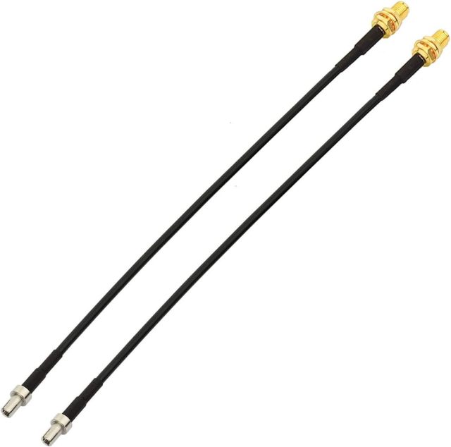 Bingfu 4G LTE Antenna Adapter SMA Female to TS9 Connector Coaxial Pigtail Cable 20cm 8 inch (2-Pack) Compatible with 4G LTE Mobile Hotspot MiFi Router Cellular Broadband Modem USB Modem Dongle Adapter