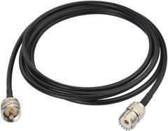Bingfu UHF PL259 Male to SO239 Female RG58 Antenna Extension Coax Jumper Cable 3m 10 feet for Vehicle Truck CB Radio Ham Radio Two Way Radio Amateur Radio Walkie Talkie VHF Radio