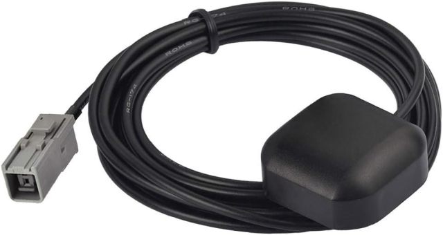 Bingfu Vehicle Car Waterproof Active GPS Navigation Antenna Compatible with Toyota Tundra Tacoma Camry RAV4 Corolla Nissan Rogue Titan Honda Civic Accord CR-V Vehicle Clarion  Alpine Navigation