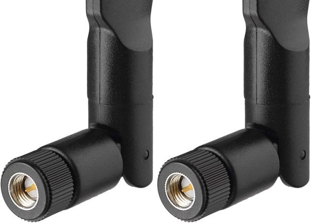 Bingfu 4G LTE 8dBi SMA Male Antenna (2-Pack) Compatible with 4G LTE Wireless CPE Router Hotspot Cellular Gateway Trail Camera Game Camera Outdoor Security Camera