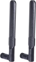 Bingfu Dual Band WiFi 2.4GHz 5GHz 5.8GHz 8dBi SMA Male Antenna (2-Pack) for Wireless Vedio Security IP Camera Recorder Surveillance Recorder Truck Trailer Rear View Backup Camera Reversing Monitor