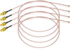 Bingfu Dual Band WiFi 2.4GHz 5GHz 5.8GHz 8dBi RP-SMA Male Antenna 20cm 8 inch RG178 U.FL IPX IPEX to RP-SMA Female Cable 4-Pack for WiFi Router Wireless Mini PCI Express PCIE Network Card Adapter