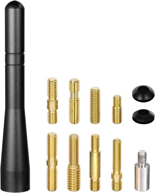 Bingfu Vehicle Short Antenna Mast Car Truck Antenna Replacement for Toyota Tundra Tacoma Sienna FJ Cruiser RAV4 Highlander Corolla Prius Titan XD Frontier Xterra Rogue Juke Murano Note Honda CR-V