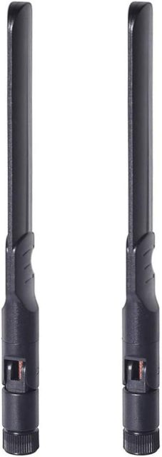 Bingfu Dual Band WiFi 2.4GHz 5GHz 5.8GHz 8dBi RP-SMA Male Antenna 30cm 12 inch RG178 U.FL IPX IPEX to RP-SMA Female Cable 2-Pack for WiFi Router Wireless Mini PCI Express PCIE Network Card Adapter