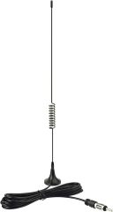 Bingfu Universal Car Stereo Antenna Car FM AM Radio Antenna Magnetic Base Car Radio Antenna Aerial for Vehicle Truck SUV Truck RV Marine Boat Car Stereo Audio Radio Head Unit CD Media Receiver Player