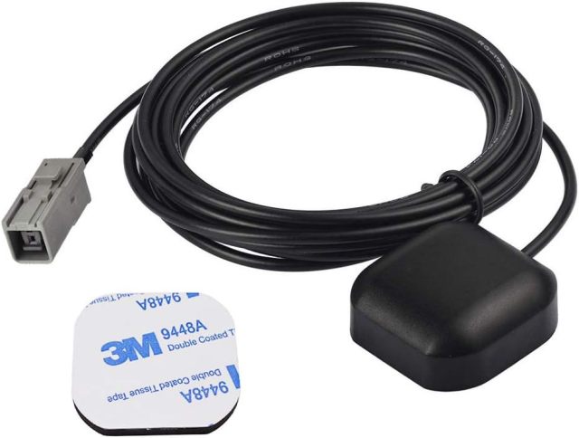 Bingfu Vehicle Car Waterproof Active GPS Navigation Antenna Compatible with Toyota Tundra Tacoma Camry RAV4 Corolla Nissan Rogue Titan Honda Civic Accord CR-V Vehicle Clarion  Alpine Navigation