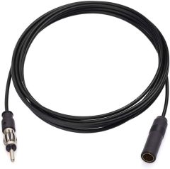 Bingfu Car Radio Antenna Extension Cable 6.5 feet / 2m FM AM Radio Car Antenna Extension Cable Cord DIN Plug Connector Coaxial Cable for Vehicle Truck Car Stereo Head Unit CD Media Receiver Player