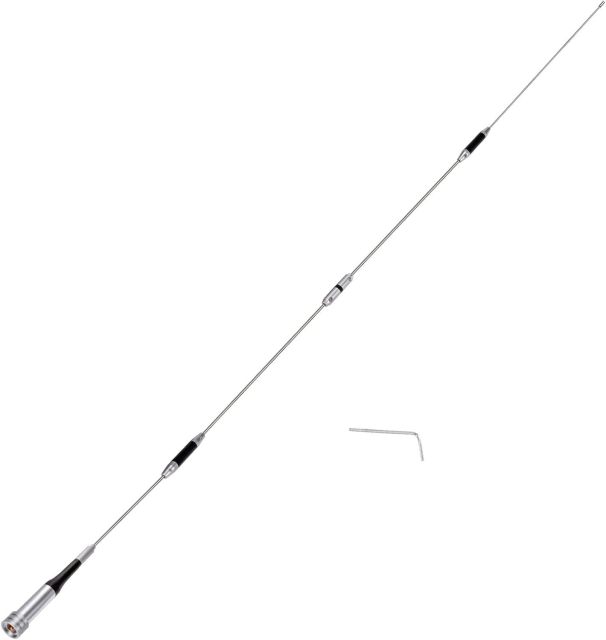 Bingfu Mobile Ham Radio High Gain Antenna Dual Band VHF UHF 144 430MHz Anti-Rust 62inch Antennae PL259 Male Vehicle Car Truck Amateur Radio Two Way Radio Antennas