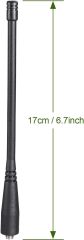 Bingfu Dual Band VHF UHF 136-174MHz 400-470MHz Ham Radio Antenna Handheld Two Way Radio Walkie Talkie SMA Female Soft Antenna 4-Pack for  Wouxun Baofeng BF-F8HP UV-5R UV-82 BF-888S GT-3 Radio