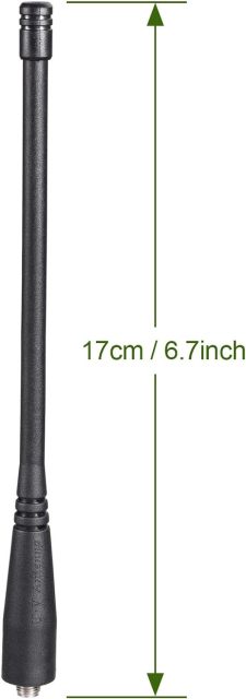 Bingfu Dual Band VHF UHF 136-174MHz 400-470MHz Ham Radio Antenna Handheld Two Way Radio Walkie Talkie SMA Female Soft Antenna 4-Pack for  Wouxun Baofeng BF-F8HP UV-5R UV-82 BF-888S GT-3 Radio