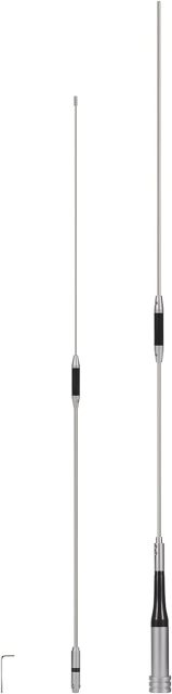 Bingfu Mobile Ham Radio High Gain Antenna Dual Band VHF UHF 144 430MHz Anti-Rust 62inch Antennae PL259 Male Vehicle Car Truck Amateur Radio Two Way Radio Antennas