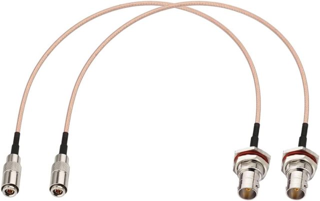 Bingfu DIN 1.0/2.3 Male to BNC Female 75 Ohm Vedio SDI Cable 12 inch 2-Pack for HD SDI 3G SDI Vedio Recorder Camera Assist Monitor Audio Gateway Hub Broadcast Router Frame Synchronizer Sync Converter