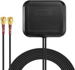 Bingfu 4G LTE Adhesive Magnetic Mount Antenna MIMO SMA Male 4G LTE Antenna Compatible with 4G LTE Wireless Router Home CPE Router Mobile Modem Hotspot Industrial IoT Router Cellular Gateway